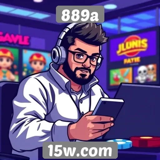 Experiência do usuário no site de jogos 889a